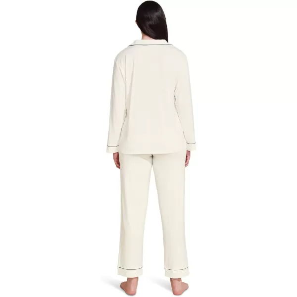 Eberjey Womens Gisele PJ SetPure Ivory