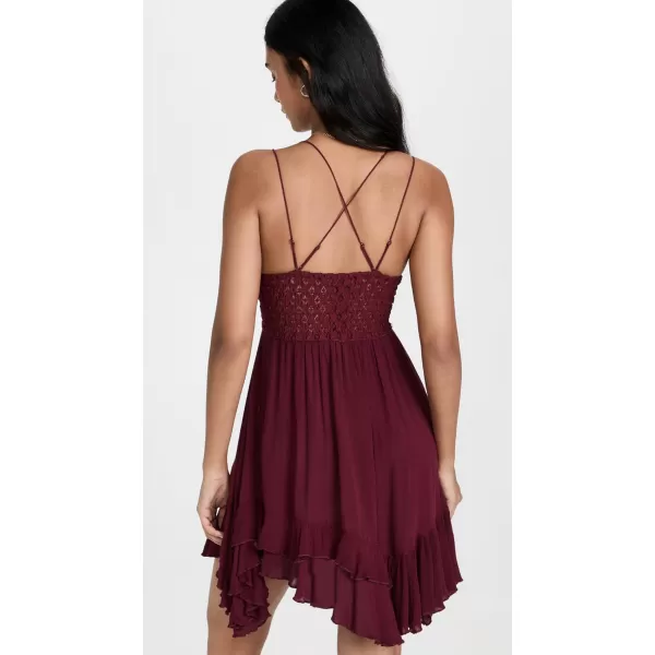 FP Movement Womens Adella Slip DressWine