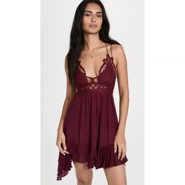 FP Movement Womens Adella Slip DressWine