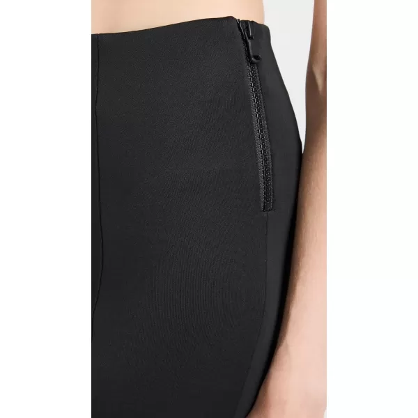 Good American Womens Good Waist Flare Scuba PantsBlack001