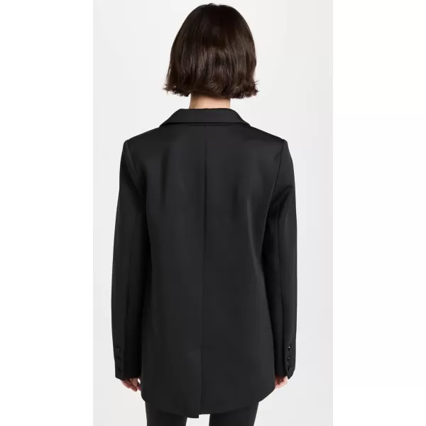 Good American Womens Scuba Blazer 20Black001