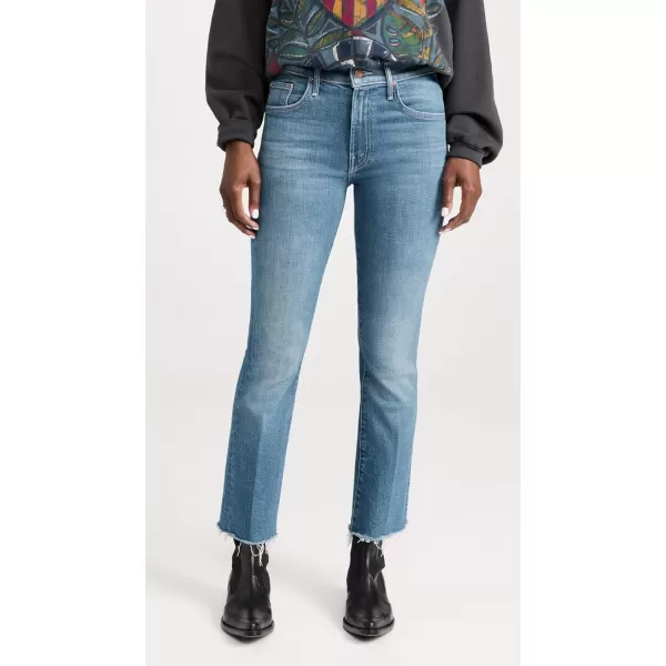 MOTHER Womens The Insider Ankle Fray JeansEager Beaver