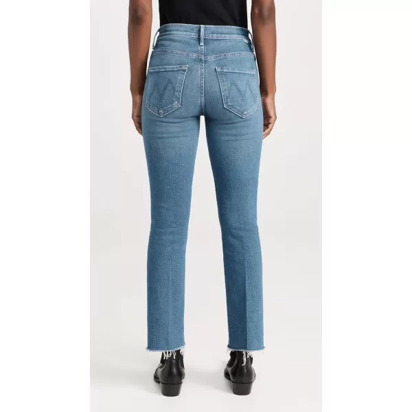 MOTHER Womens The Insider Ankle Fray JeansEager Beaver