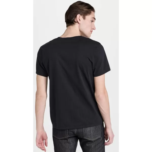 Maison Kitsune Mens Double Fox Head Patch Classic TeeAnthracite