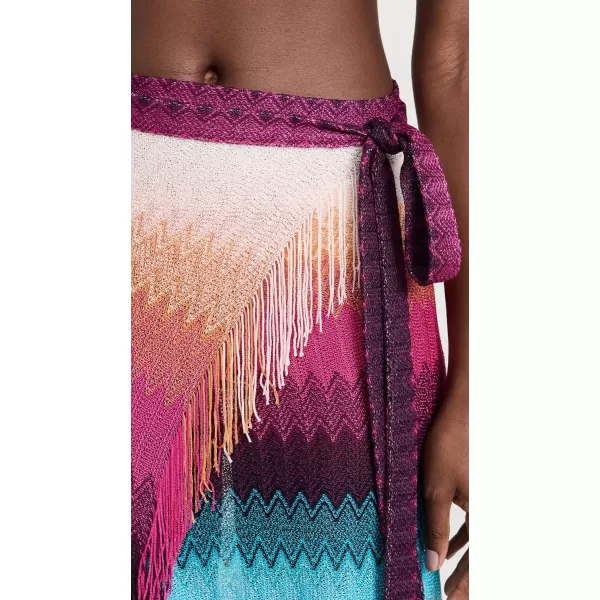 Missoni Womens Zigzag Pareo 35cm X 120cm0001