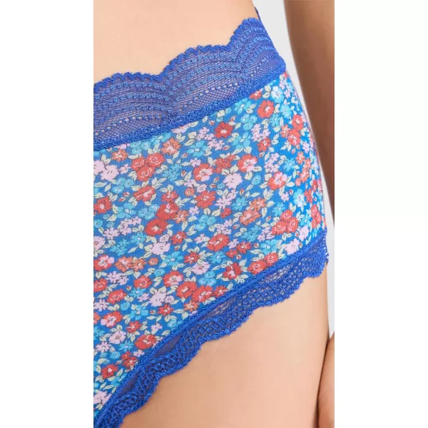 Stripe ampamp Stare Womens High Rise Knickers Four PackFloral Meadow