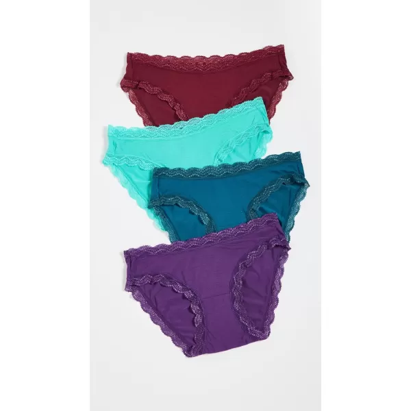 Stripe ampamp Stare Womens The Original Knickers 4 PackBijou Tones