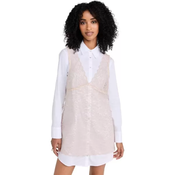 Cinq  Sept Womens Lace Catilina DressOysterWhite