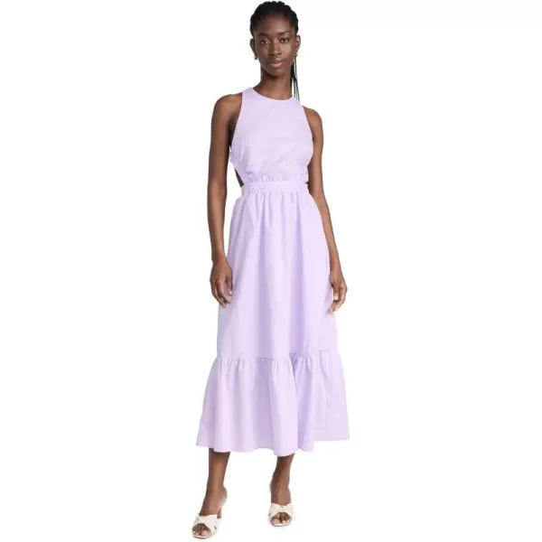 English Factory Womens Elastic Detail Sleeveless DressLilac