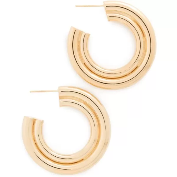 Jennifer Zeuner Jewelry Womens Jude 15 EarringsYellow Vermeil