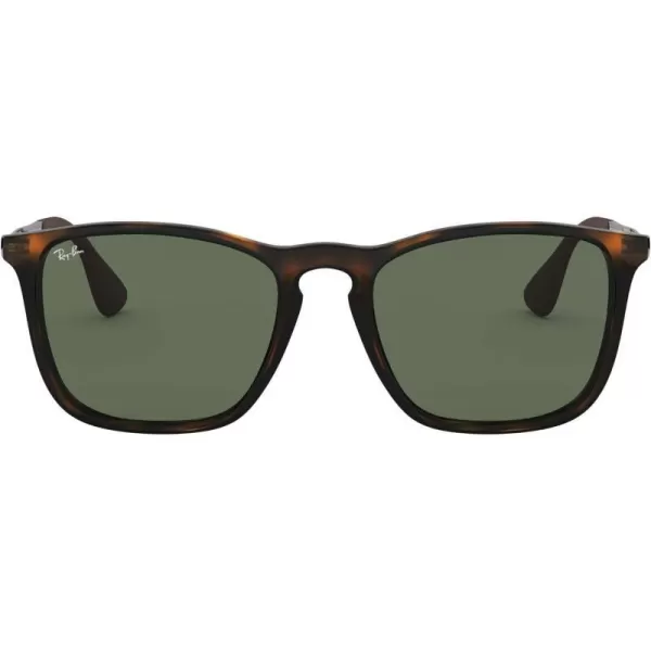 RayBan RB4187 Chris Square SunglassesLight HavanaDark Green