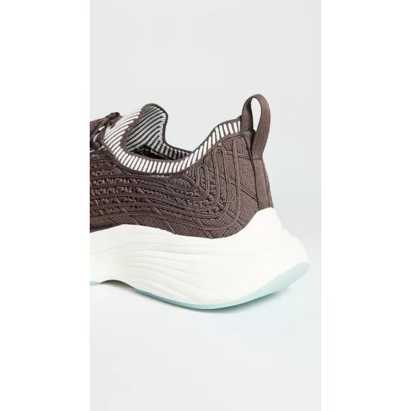 APL Athletic Propulsion Labs Womens Techloom Zipline SneakersChocolateIvoryRibbed