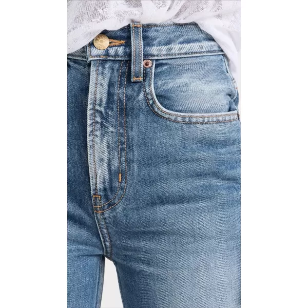 B Sides Womens Louis Long High Straight JeansHyde Wash