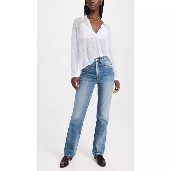 B Sides Womens Louis Long High Straight JeansHyde Wash