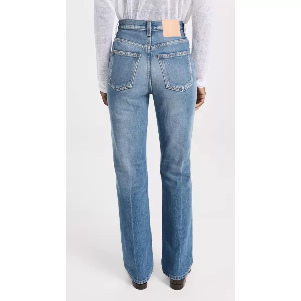 B Sides Womens Louis Long High Straight JeansHyde Wash