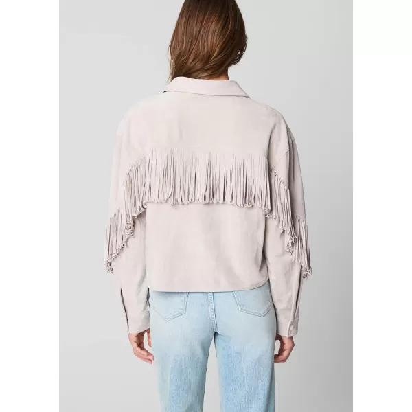 BLANKNYC womens Luxury Clothing Faux Suede Fringe Shirt Jacket Comfortable amp Stylish CoatBehind the Scenes