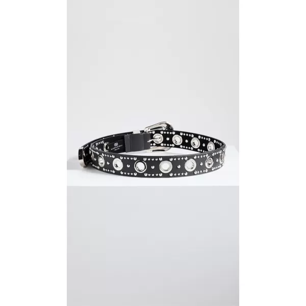 BLow The Belt Womens Frank Knox BeltBlack Silver