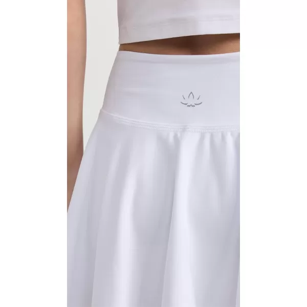 Beyond Yoga Womens Spacedye Hot Shot Circle SkirtCloud White