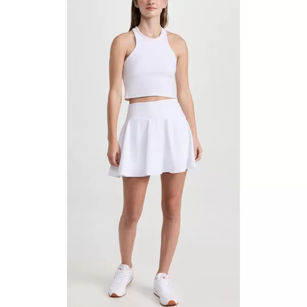 Beyond Yoga Womens Spacedye Hot Shot Circle SkirtCloud White