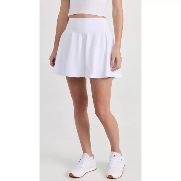 Beyond Yoga Womens Spacedye Hot Shot Circle SkirtCloud White