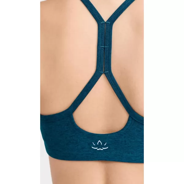 Beyond Yoga Womens Spacedye Slim Racerback BraBlue Gem Heather