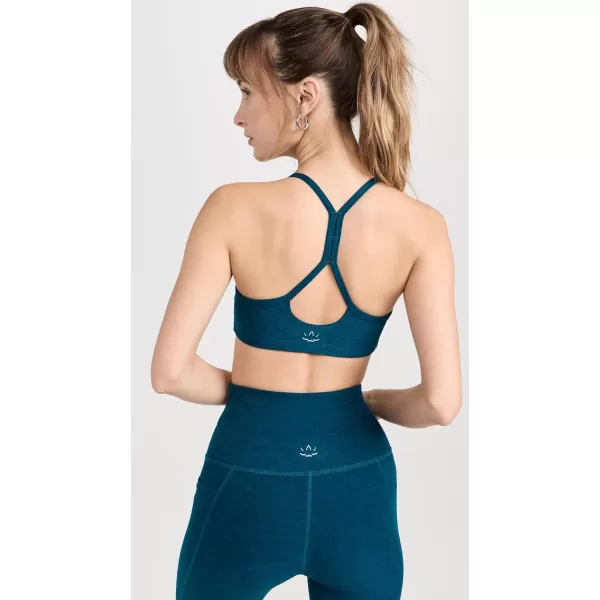 Beyond Yoga Womens Spacedye Slim Racerback BraBlue Gem Heather