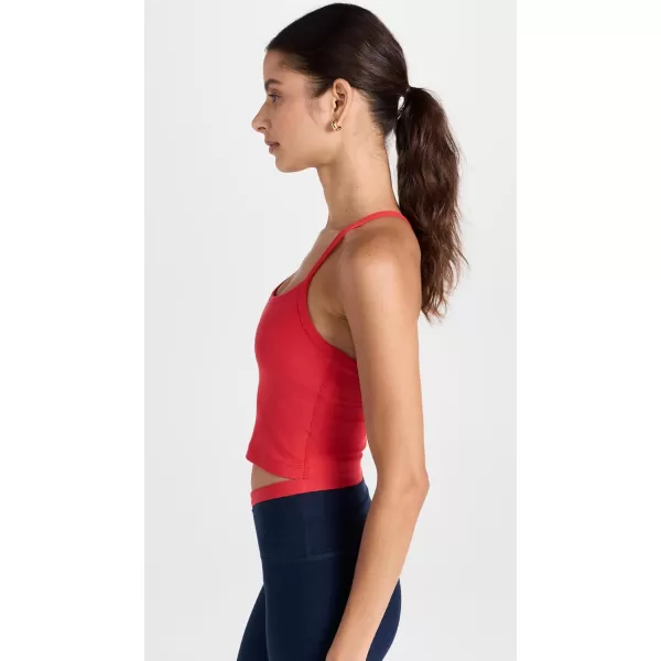 Beyond Yoga Womens Spacedye Slim Racerback Cropped TankCandy Apple