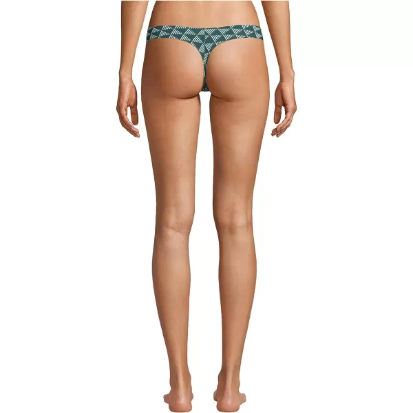 Calvin Klein Womens Invisibles Seamless Thong PantyPyramid Stripes