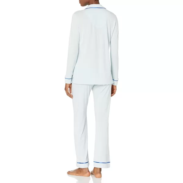 Cosabella Womens Bella Long Sleeve Top amp Pant PJ SetBlu VeneziaMare