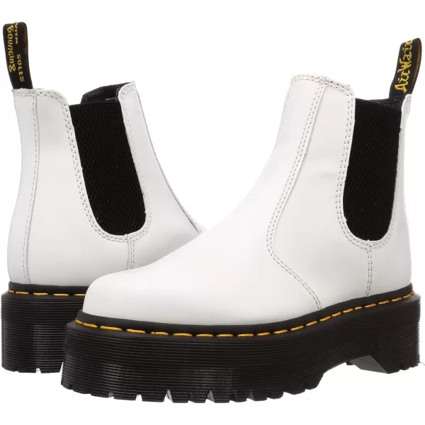 Dr Martens Vegan 2976 Chelsea BootWhite Smooth