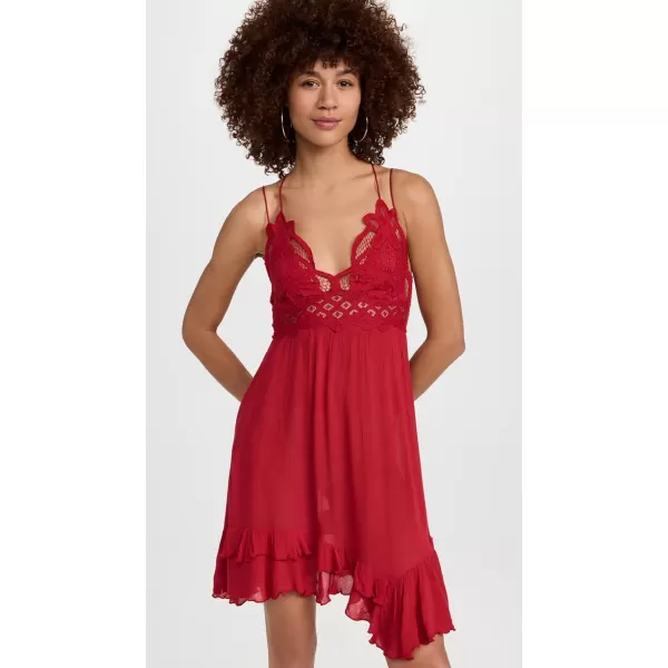 FP Movement Womens Adella Slip DressRed