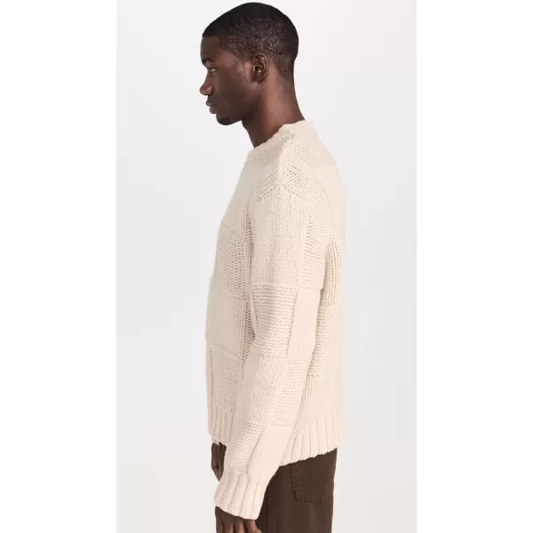 FRAME Mens Grid SweaterOatmeal