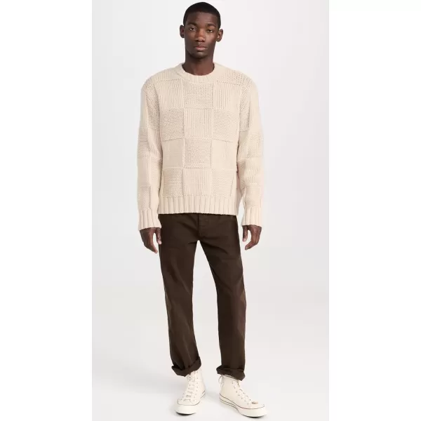 FRAME Mens Grid SweaterOatmeal