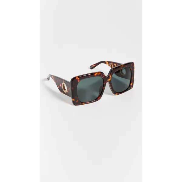 Linda Farrow Womens Sierra SunglassesTortoise