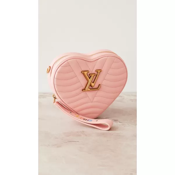 Louis Vuitton Womens PreLoved New Wave Heart Crossbody Bag CalfskinPink