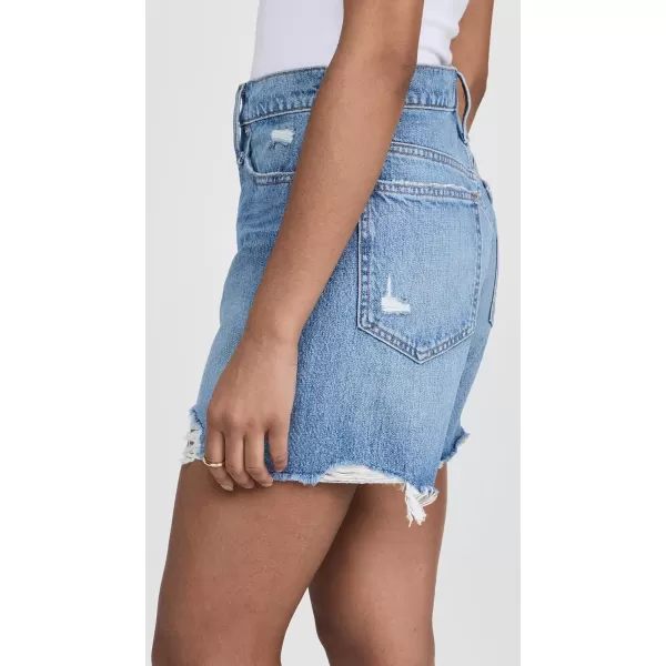 Madewell Womens Relaxed MidLength Denim Shorts in Brockport WashBrockport Wash