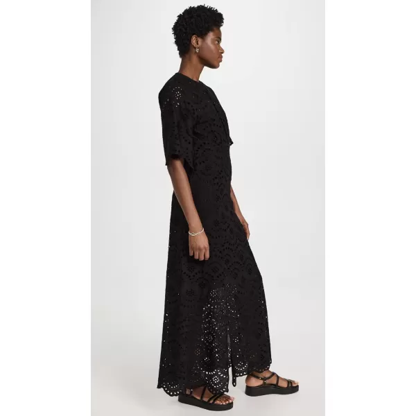 Natalie Martin Collection Womens Lily DressMarrakech Embroidery Nero