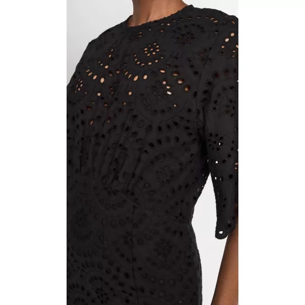 Natalie Martin Collection Womens Lily DressMarrakech Embroidery Nero