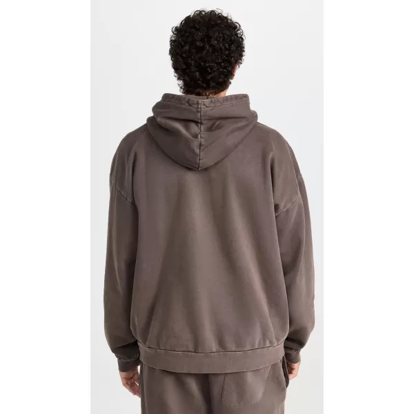 OBEY Mens Lowercase Pigment HoodJava Brown