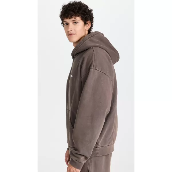 OBEY Mens Lowercase Pigment HoodJava Brown