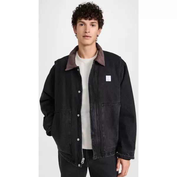 OBEY Mens Work Around JacketFaded Black