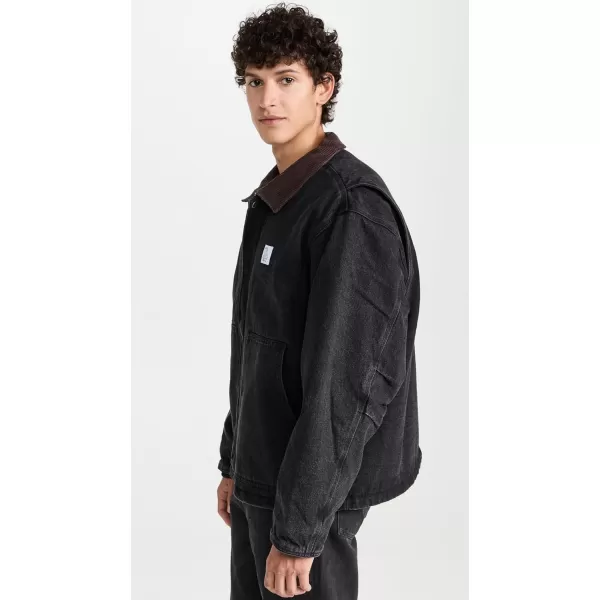 OBEY Mens Work Around JacketFaded Black