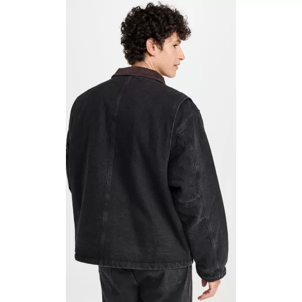 OBEY Mens Work Around JacketFaded Black