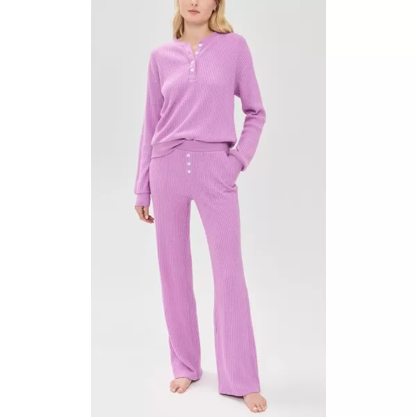 PJ Salvage Womens Seeing Stripes PantsLilac