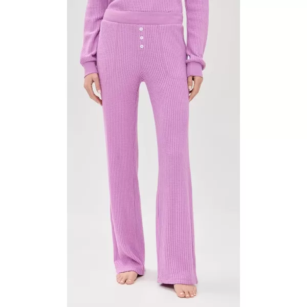 PJ Salvage Womens Seeing Stripes PantsLilac