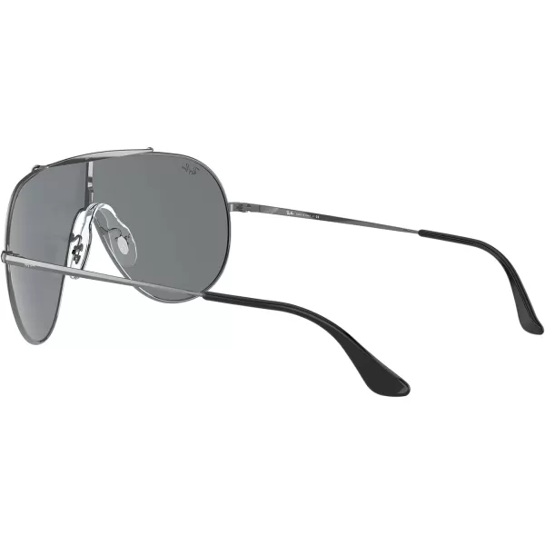 RayBan RB3597 Wings Shield SunglassesGunmetalDark Grey