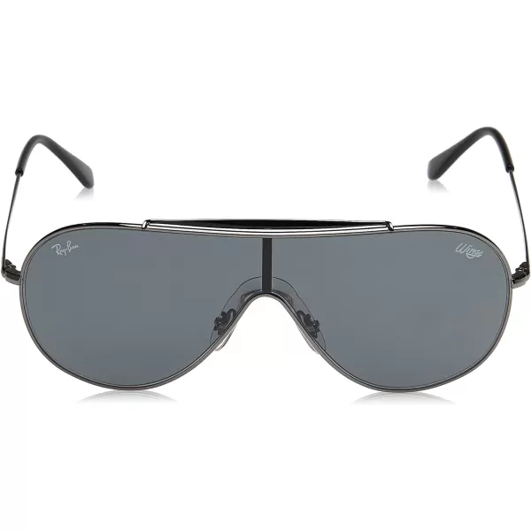 RayBan RB3597 Wings Shield SunglassesGunmetalDark Grey