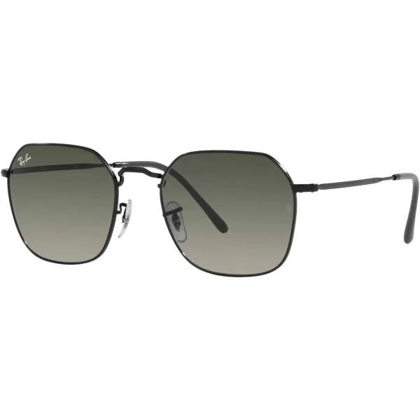 RayBan Rb3694 Jim Square SunglassesBlackGrey Gradient