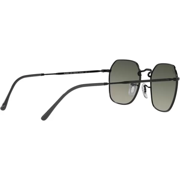 RayBan Rb3694 Jim Square SunglassesBlackGrey Gradient