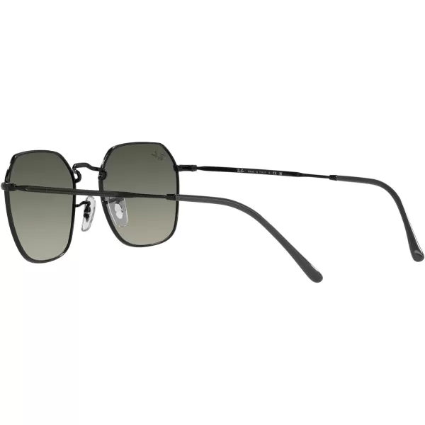 RayBan Rb3694 Jim Square SunglassesBlackGrey Gradient